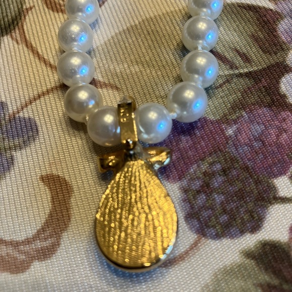 ROMAN SIGNED GLASS PEARLS WITH BEAUTIFUL PENDANT - Picture 11 of 16